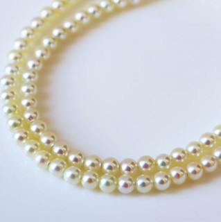PearlYuumi 優美珍珠 小灯泡系列 18K金珍珠项链 香槟色 42.5cm