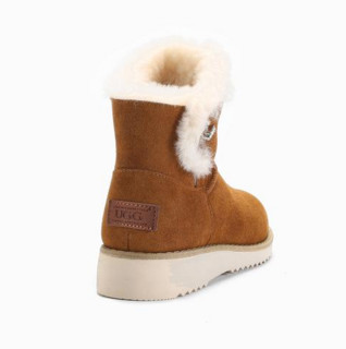 Ozwear UGG 女士短筒雪地靴 OB506 栗色 35