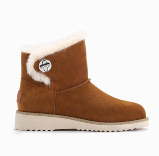 Ozwear UGG 女士短筒雪地靴 OB506 栗色 35