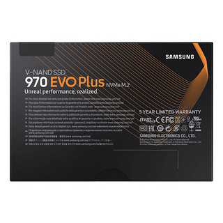 SAMSUNG 三星 970 EVO Plus NVMe M.2 固态硬盘 500GB（PCI-E3.0）