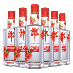 郎酒 LANGJIU 顺品郎红顺 45%vol 兼香型白酒 480ml*6瓶
