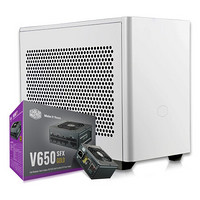 COOLER MASTER 酷冷至尊 V650 金牌（90%） 全模组SFX电源 650W+NR200 迷你机箱 白色