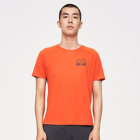凯乐石 KAILAS户外运动男款功能图案T恤 KG2117508 红橙 XL
