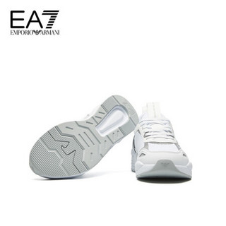 阿玛尼EA7 EMPORIO ARMANI奢侈品21春夏EA7男女士同款休闲鞋 X8X070-XK165-21S WHITE-00175白色 7