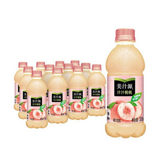 Minute Maid 美汁源 汁汁桃桃 桃汁饮料 300ml*12瓶