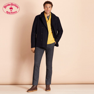 Brooks Brothers/布克兄弟男士棉质修身长裤休闲通勤商务 0006-木炭色 3030