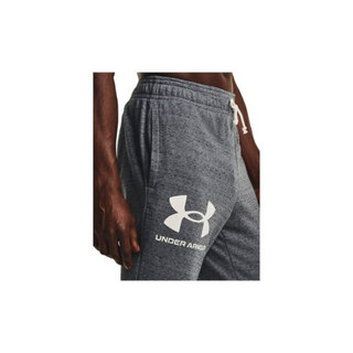 安德玛官方UA Rival Terry男子运动训练长裤Under Armour1361644 灰色012 XXL