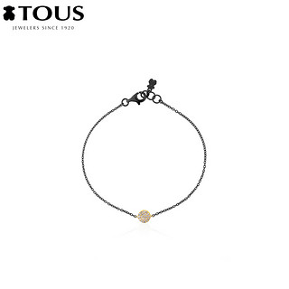 TOUS/桃丝熊手链925银18K金饰品女钻石812441080