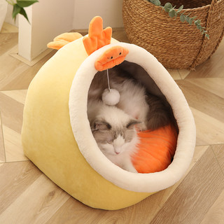 疯狂小狗猫窝四季通用猫咪房子别墅家居封闭式猫屋冬季保暖狗窝床宠物用品