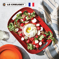 LE CREUSET 酷彩 法国LE CREUSET酷彩 炻瓷托盘家用长方形 水果盘子茶水盘餐具盘