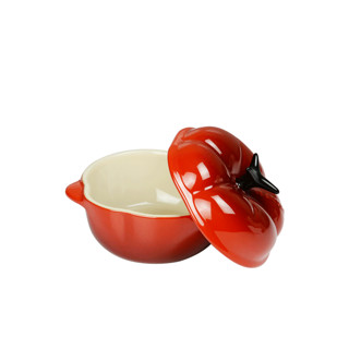 法国 LE CREUSET 酷彩炻瓷创意烘焙迷你西红柿烤罐11cm 甜品罐