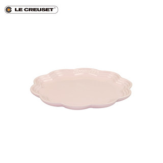 LE CREUSET 酷彩 法国 LE CREUSET 酷彩炻瓷22厘米创意花边盘家用菜盘餐具平盘碟子