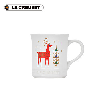 法国 LE CREUSET 酷彩炻瓷 圣诞系列 400ml马克杯 下午茶家用办公