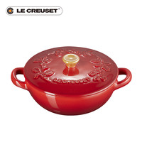 法国LE CREUSET酷彩 圣诞系列炻瓷锅形烤罐蛋糕蛋挞烘培焗饭0.25L