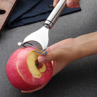 美厨 刮菜器304不锈钢削皮刀水果家用土豆皮厨房刮皮器苹果削皮器