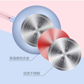 美的 Midea不粘锅炒锅家用电磁炉燃气煤气灶适用平底锅炒菜不沾锅具专用