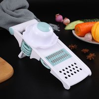MAXCOOK美厨多功能刨丝器切丝切菜器擦丝器 家用切片器磨蒜压蒜器带护手