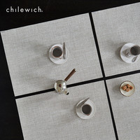 CHILEWICH奇丽威拉绒条纹餐垫美式ins风餐具垫餐桌垫长方矩形网红