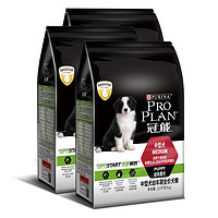 PRO PLAN 冠能 优护营养系列 牛初乳中型犬幼犬狗粮 2.5kg*3袋