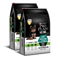 PRO PLAN 冠能 优护营养系列 牛初乳小型犬幼犬狗粮 7kg*2袋