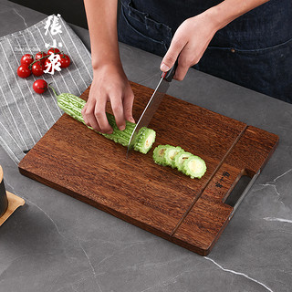 张小泉鸡翅木砧板菜板实木家用厨房占板切菜板刀板和面板切板案板