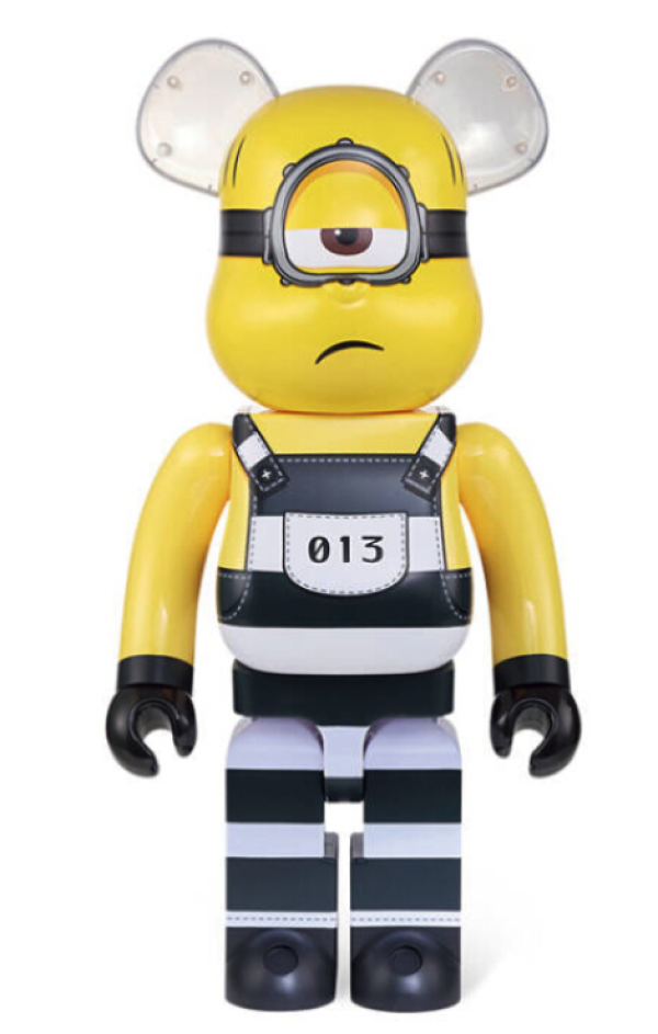 be@rbrick x 《神偷奶爸3》小黄人 梅尔 监狱服 1000%