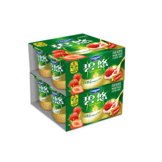 达能（DANENG） 醇品时刻 草莓果粒味 125g*4*2  低温酸奶酸牛奶风味发酵乳 *7件