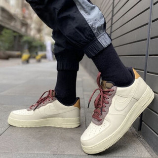 耐克Nike Air Force 1 Low AF1空军一号万圣节红蓝鸳鸯大理石鹅卵石休闲板鞋运动鞋 鹅卵石CK4363-200 42.5