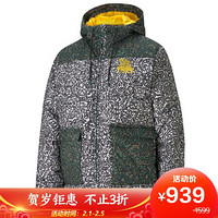 PUMA 彪马 黑标 女子 PUMA x MR DOODLE AOP Puff 运动 夹棉外套 598685 91绿色 XS码