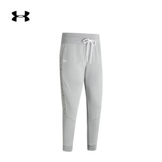 安德玛官方UA Taped Fleece女子运动长裤Under Armour1328936 灰色011 XS