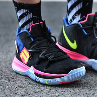 NIKE耐克Kyrie5欧文5海绵宝宝联名菠萝屋中国年奶油笑脸老友记曼巴精神全明星黑红男鞋实战篮球鞋 AO2919-003just do it 43