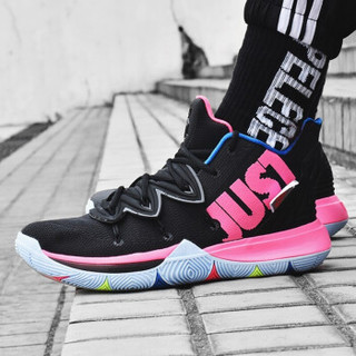 NIKE耐克Kyrie5欧文5海绵宝宝联名菠萝屋中国年奶油笑脸老友记曼巴精神全明星黑红男鞋实战篮球鞋 AO2919-003just do it 43