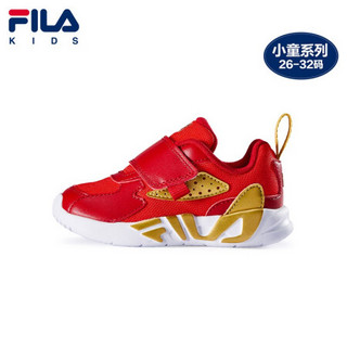 FILA KIDS 斐乐童鞋男童秋冬款女童婴幼儿软底过年鞋子小童新年款 清新粉/斐乐白-RD 26码/内长16.0cm