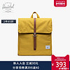 Herschel City 中号旅游双肩包男女背包书包潮牌10486（浅麻灰/冰川绿橡胶）