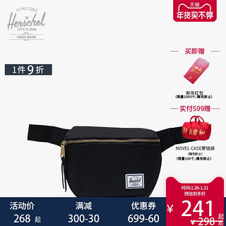 Herschel Fifteen 户外运动跑步手机腰包胸包男女斜挎包10215（珊瑚红）