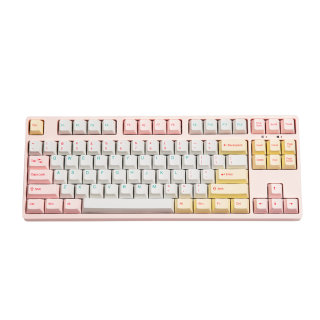 Ganss 迦斯hs87d无线键盘 Ganss 迦斯hs87d 87键双模机械键盘白桃色cherry茶轴无光 报价价格评测怎么样 什么值得买 Ganss 迦斯hs87d无线键盘 Ganss 迦斯hs87d 87键双模机械键盘白桃色cherry茶轴无光 报价价格评测怎么样 什么值得买