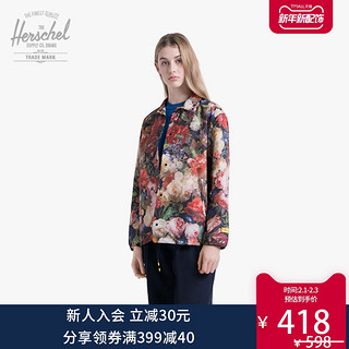 Herschel 女装外套时尚休闲宽松短款教练夹克开衫外套女薄15014