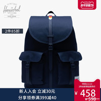 和行 Herschel Dawson 旅游双肩包男士背包书包女10233（黑色暗金）