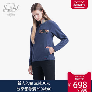 Herschel 女装外套 短款摇粒绒套头衫女保暖短外套女15013