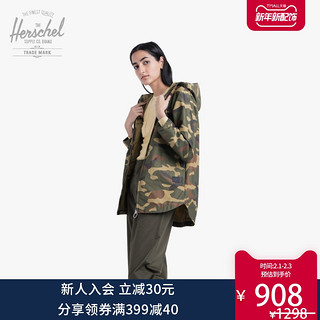 Herschel 女装外套 宽松连帽短款夹克外套女短外套女15020