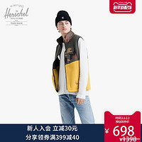 Herschel 男装外套 时尚拉链摇粒绒保暖宽松马甲男 50016