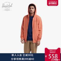 Herschel 时尚简约男士连帽衫 休闲修身拉链前襟卫衣50034