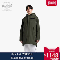 Herschel 休闲男装 时尚长款摇粒绒教练夹克男 50049