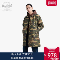 Herschel 男装外套 休闲宽松中长款风衣男 薄外套男 50005
