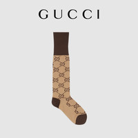 GUCCI 古驰 GG图案棉质混纺短袜