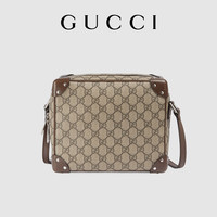 GUCCI古驰皮革细节单肩包
