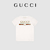 GUCCI 古驰 儿童Gucci标识图案纯棉T恤