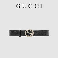 GUCCI古驰Signature皮革腰带