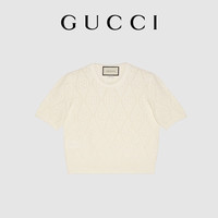 GUCCI古驰GG镂空羊毛上衣