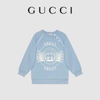 GUCCI古驰儿童Gucci唱片印花卫衣